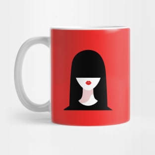 Lady in black Mug